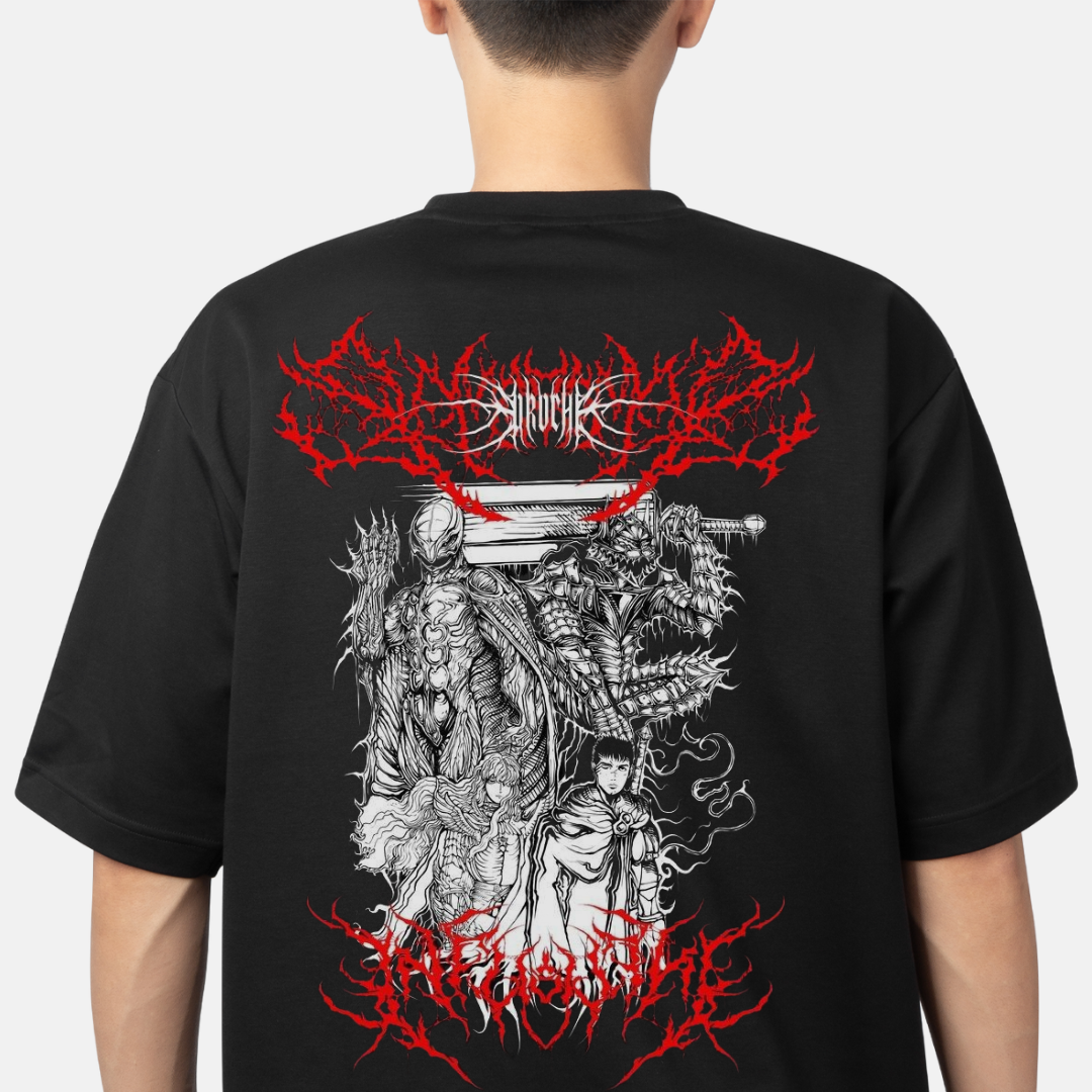 Demonic Eclipse - Dark Fantasy Graphic Tee